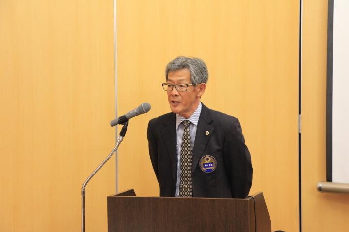 メンバースピーチ司会 計画委員会副委員長 L青木正美