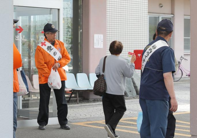 宣伝してくださ～いとひとこと添えて