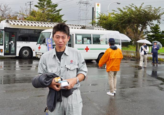 建設会社の社員さんも