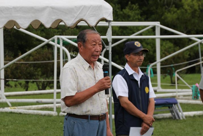 閉会式　開式宣言　　新ひだか町少年サツカー連絡協議会会長　大澤 保文　様