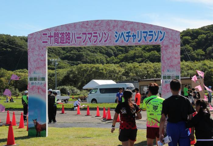 2016 二十間道路ハーフマラソン大会のスタート地点