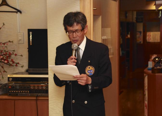 献血推進副委員長に就任したL青木正美。