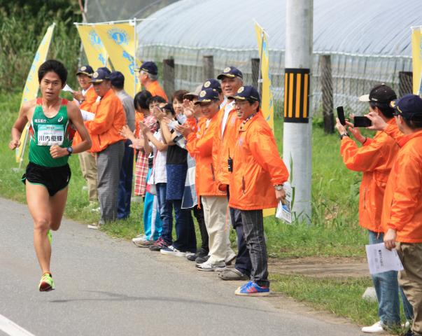 来た来た川内選手です