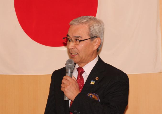 会長挨拶　　　　L.原　順一会長