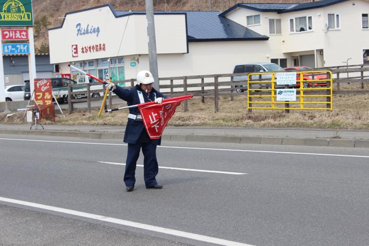 静内警察署のおまわりさん、ご協力本当にありがとうございました。