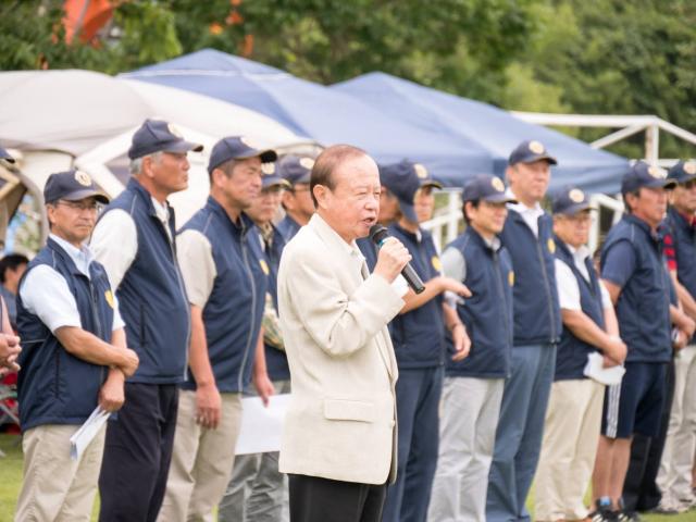 来賓挨拶　町長　L酒井　芳秀　