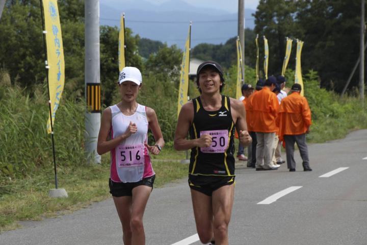 女子49才以下の部優勝の岡本法恵氏。