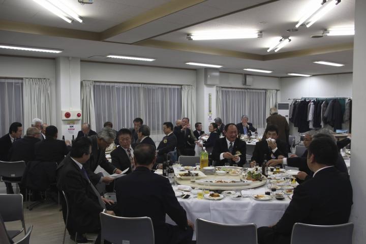 食事の様子。