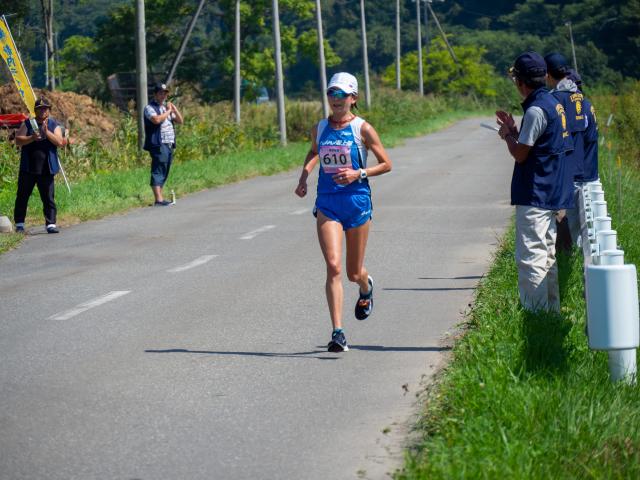 女子優勝の札幌市の610番田端りん氏