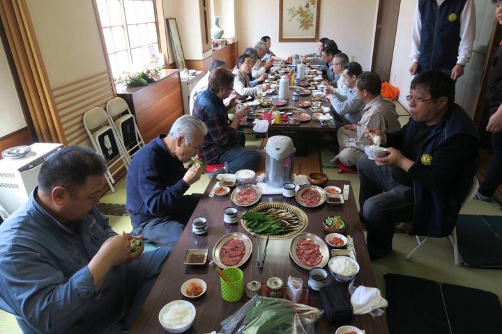 焼肉サランでの昼食